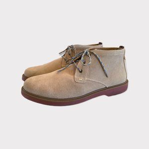 FLORSHEIM Supacush Chukka Jr. Boots Tan Leather Boys Size 4.5